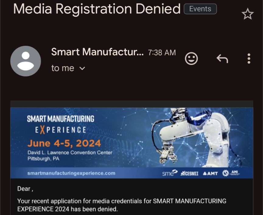 Forced Labor In Darkness At David Lawrence Smart Manufacturing Experience on Jun 4&nbsp;2024